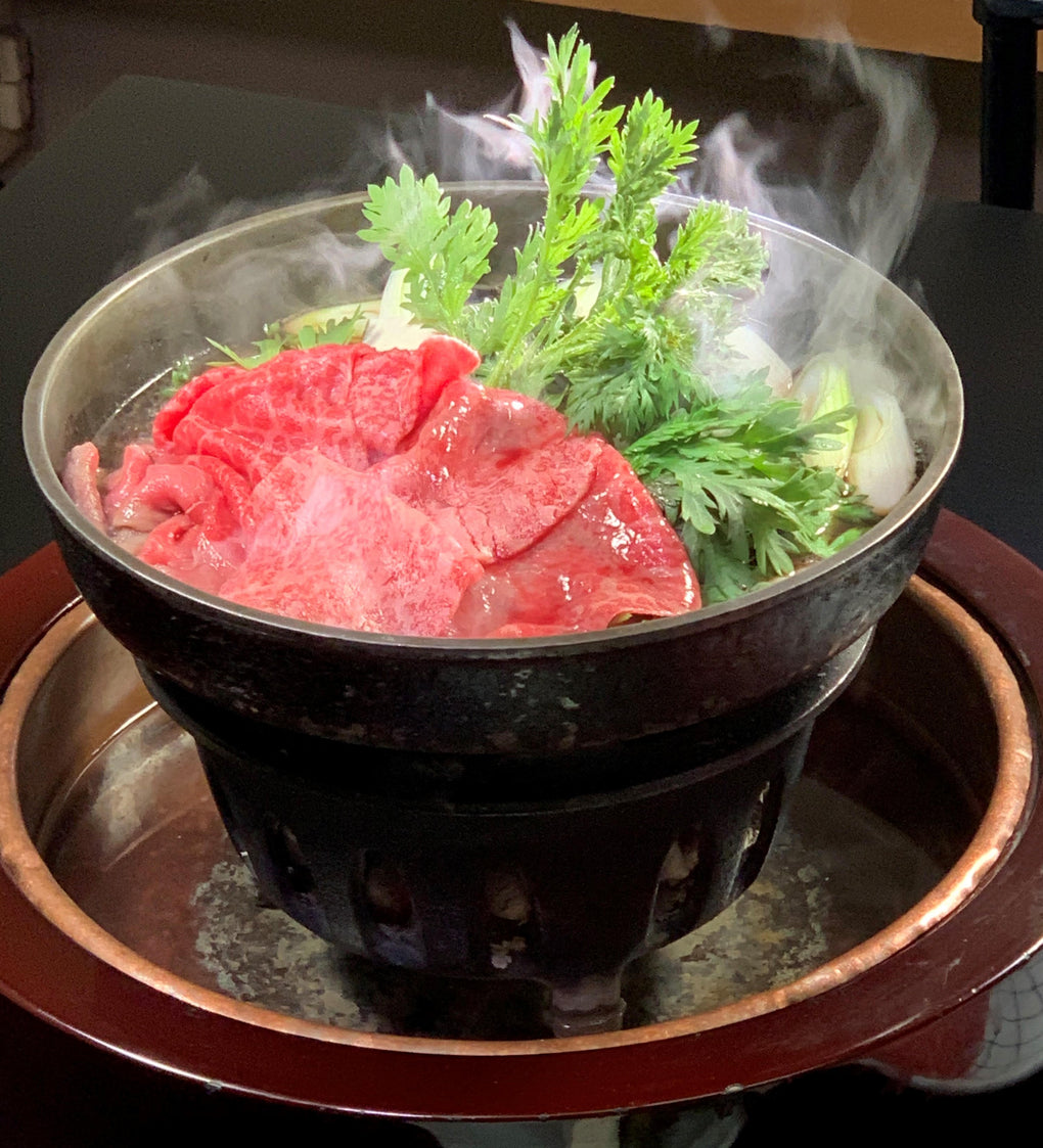 伊勢重の手切り和牛すき焼きセット【A5等級黒毛和牛】